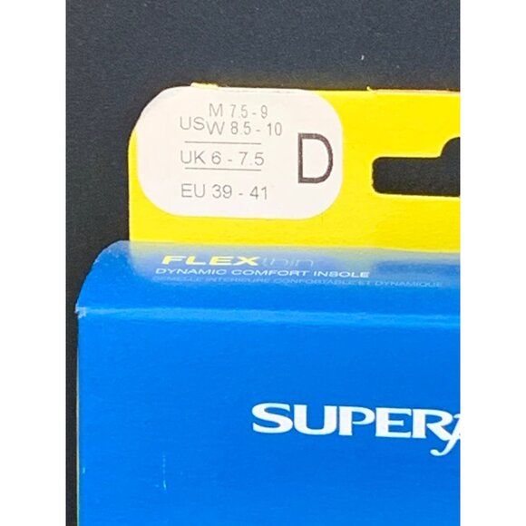 Superfeet Flex Thin Dynamic Comfort Insoles Size D M 7.5-9 W 8.5-10 Support - Picture 2 of 4